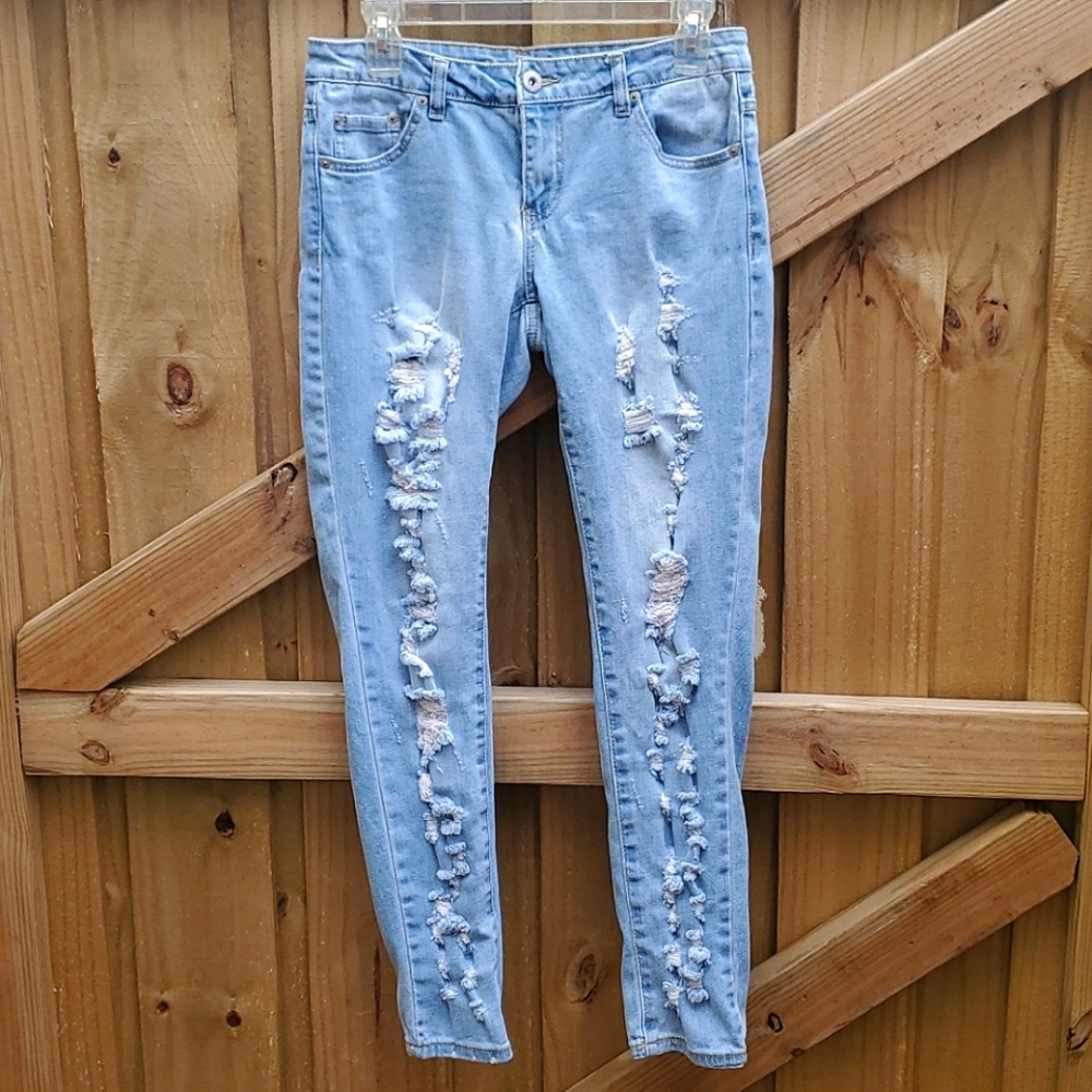 🌻Distressed HWY jeans 👖